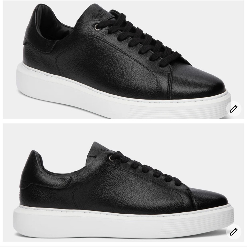 Good Man Brand Legend London Leather Sneakers Color Black Size 10.5 NIB